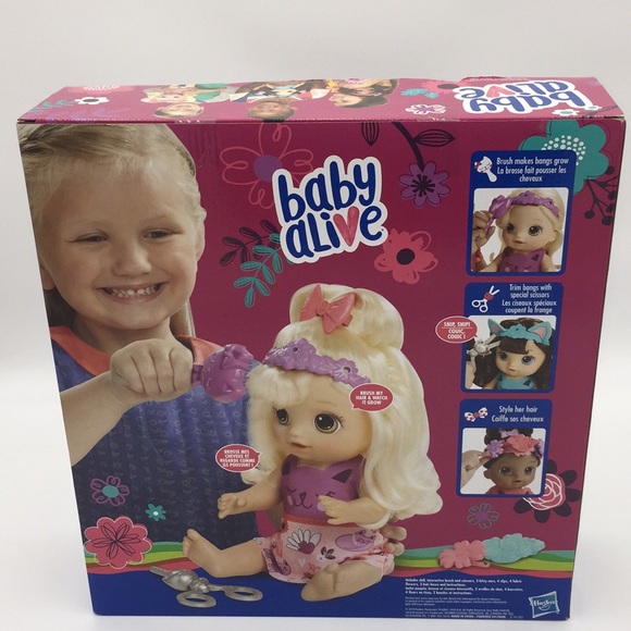 Baby Alive Step N Style Baby Doll Blonde with Growing Hair Interactive … - Picture 10 of 16